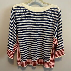 & Other Stories - Paris Atelier - Bateau Neck Pointelle Woven Sweater